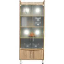 Trilogy Tall Wide Glass Storage Unit