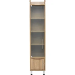 Trilogy Tall Narrow Glass Cupboard