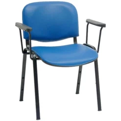 ISO Lexaire Vinyl Conference Armchairs Black Frame