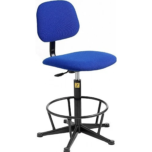 Static Dissipative Fabric High Chair 3 Static Dissipative Fabric High Chair -Office Chair Sales 014970