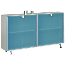 Sapphire Low Glass Door Cupboards