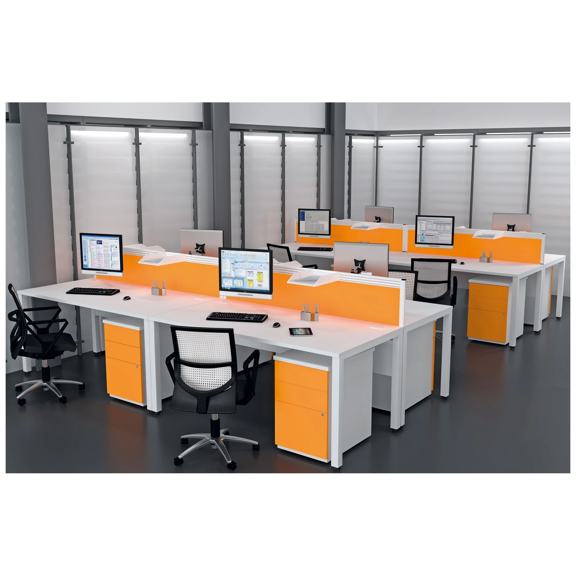 Presence Colour Mobile Pedestals 2 Presence Colour Mobile Pedestals - Image 2