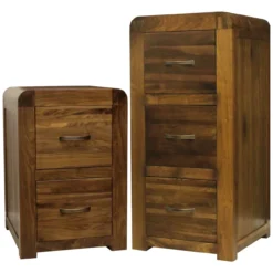 Hampshire Solid Walnut Filing Cabinets