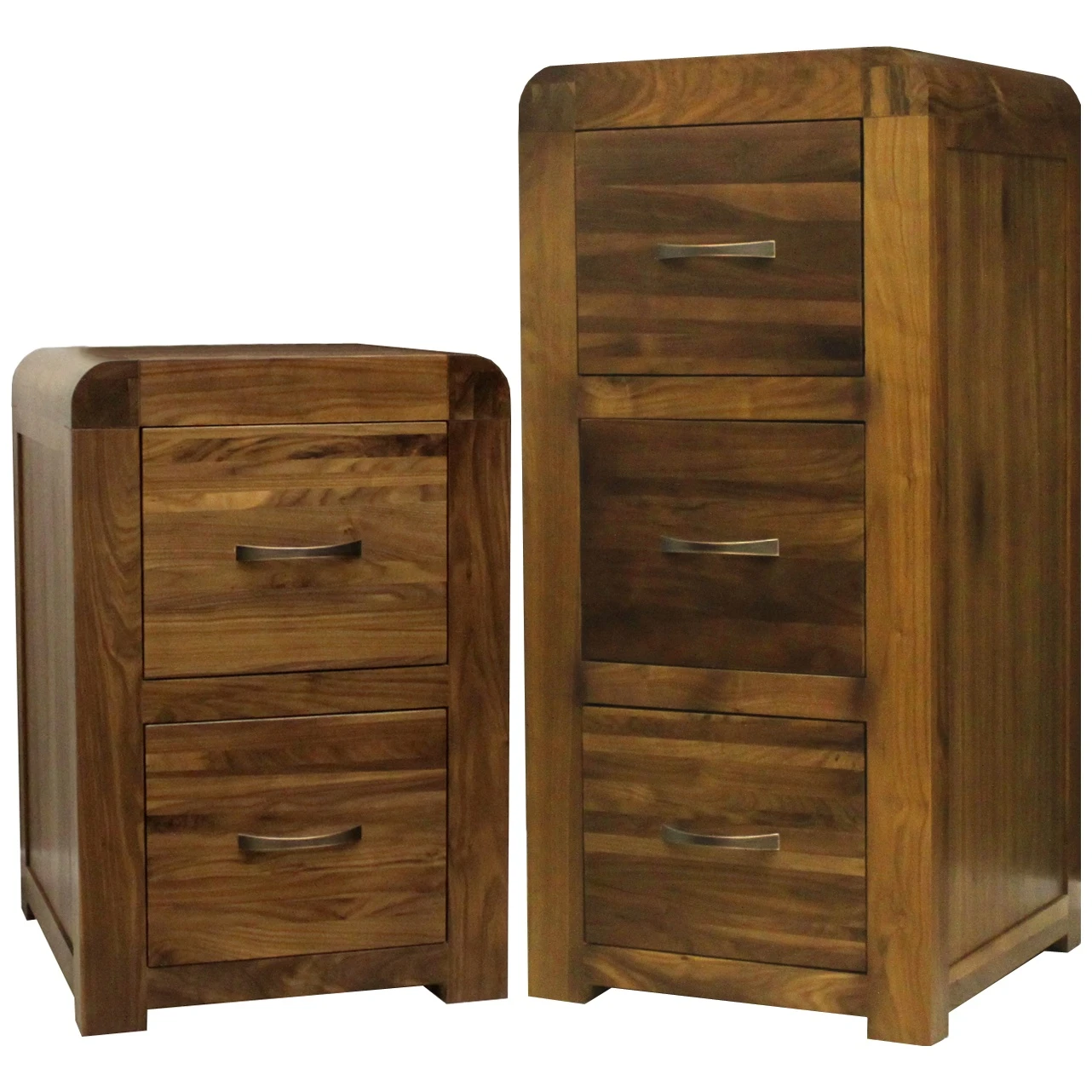 Hampshire Solid Walnut Filing Cabinets 1 Hampshire Solid Walnut Filing Cabinets