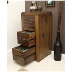 Hampshire Solid Walnut Filing Cabinets 6 Hampshire Solid Walnut Filing Cabinets -Office Chair Sales 020328