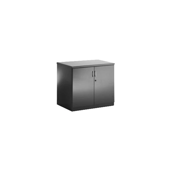 Black Lumina High Gloss Double Door Cupboard 1 Black Lumina High Gloss Double Door Cupboard