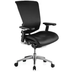 Nefil Ergonomic Leather Office Chair (Without Headrest)