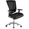 Nefil Ergonomic Mesh & Leather Office Chair (Without Headrest)