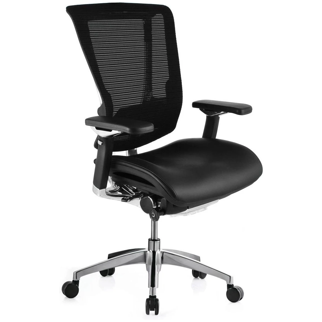 Nefil Ergonomic Mesh & Leather Office Chair (Without Headrest) 1 Nefil Ergonomic Mesh & Leather Office Chair (Without Headrest)