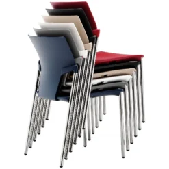 Pledge Ikon Polypropylene 4 Leg Conference Chair -Office Chair Sales 032958