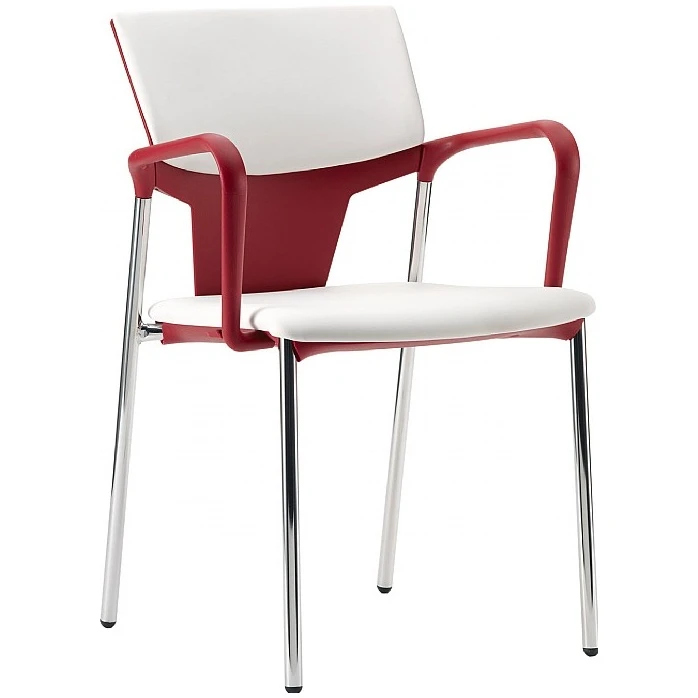 Pledge Ikon Upholstered 4 Leg Conference Armchair 1 Pledge Ikon Upholstered 4 Leg Conference Armchair