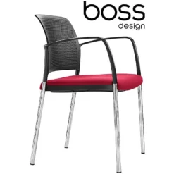 Boss Design Mars 4-Leg Visitor Chair