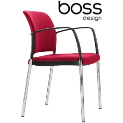 Boss Design Mars 4-Leg Visitor Chair -Office Chair Sales 040212
