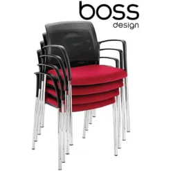 Boss Design Mars 4-Leg Visitor Chair -Office Chair Sales 040213