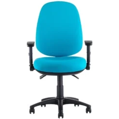 Tick High Back Operator Chair With Height Adjustable Arms