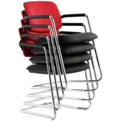 Alina Upholstered Cantilever Conference Chair -Office Chair Sales 044696