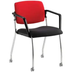 Alina 4 Leg Upholstered Conference Chair -Office Chair Sales 044806