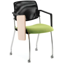 Alina 4 Leg Mesh Back Writing Tablet Chair -Office Chair Sales 044846
