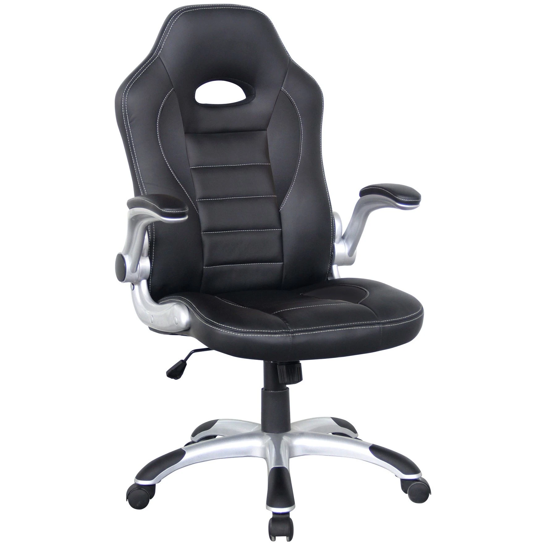 Rocaro Leather Faced Office Chair 2 Rocaro Leather Faced Office Chair - Image 2