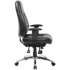 Alpha 24 Hour Leather Task Chair -Office Chair Sales 055054