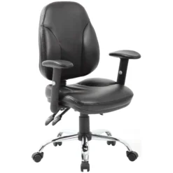 Select Ergonomic Leather Operator Chair