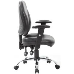 Select Ergonomic Leather Operator Chair -Office Chair Sales 055088