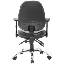 Select Ergonomic Leather Operator Chair -Office Chair Sales 055089