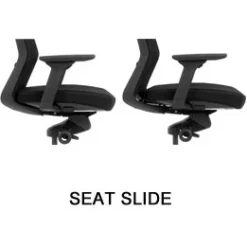 Bestuhl J1 Black Mesh Task Chair With Headrest -Office Chair Sales 055564