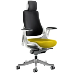 Jett Colours Two Tone Seat Task Chair With Headrest -Office Chair Sales 060451