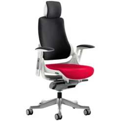 Jett Colours Two Tone Seat Task Chair With Headrest -Office Chair Sales 060452