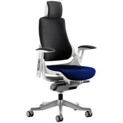 Jett Colours Two Tone Seat Task Chair With Headrest -Office Chair Sales 060453