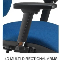 Gresham Platinum Plus Round High Back Office Chair 7 Gresham Platinum Plus Round High Back Office Chair - Image 7