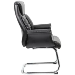Jersey Executive Leather Faced Office Visitor Armchairs -Office Chair Sales 065235