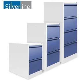 Silverline Two Tone M:Line Filing Cabinets 2 Silverline Two Tone M:Line Filing Cabinets - Image 2