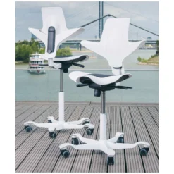 Express Delivery HAG Capisco Puls 8010 Chair White -Office Chair Sales 068372