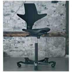 Express Delivery HAG Capisco Puls 8010 Chair Black -Office Chair Sales 068379