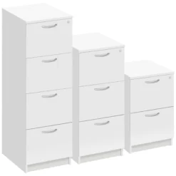 Commerce II White Filing Cabinets