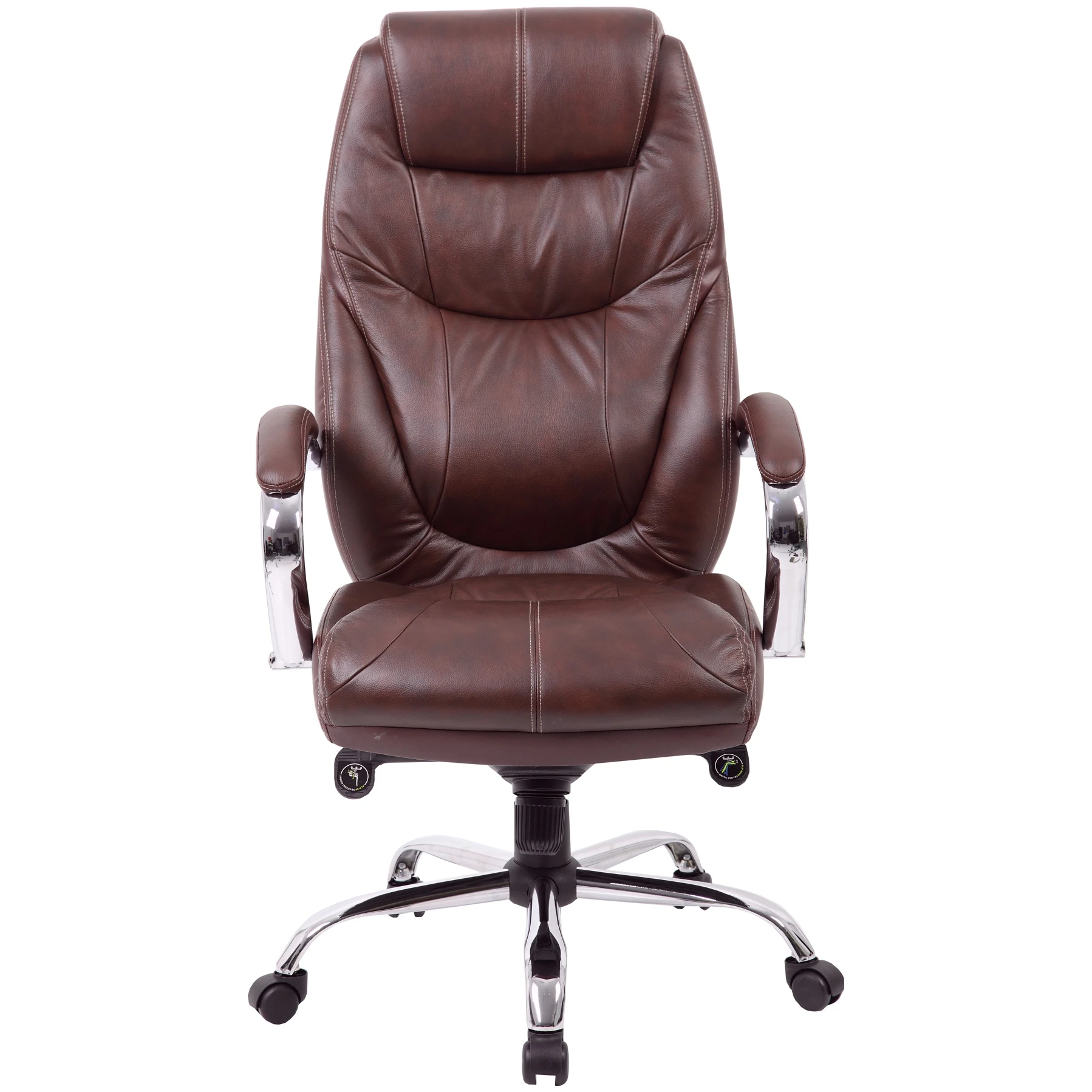 Genoa Top Leather Executive Office Chair Brown 3 Genoa Top Leather Executive Office Chair Brown - Image 3