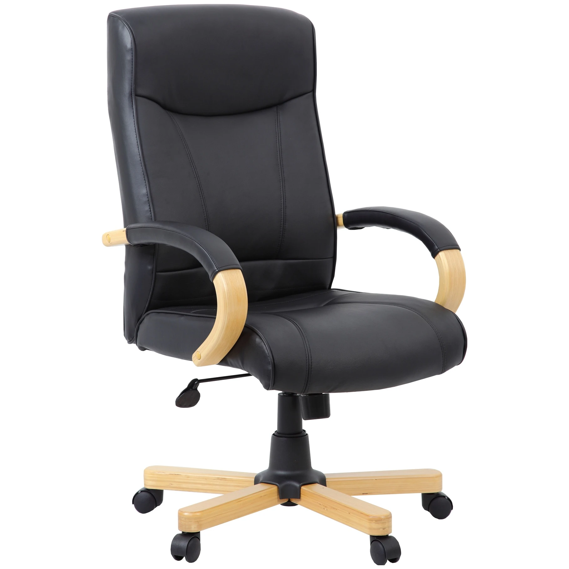 Farnham Executive Black Leather Manager Chair 1 Farnham Executive Black Leather Manager Chair