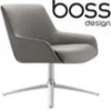 Boss Design Marnie Medium Back Swivel Lounge Chair