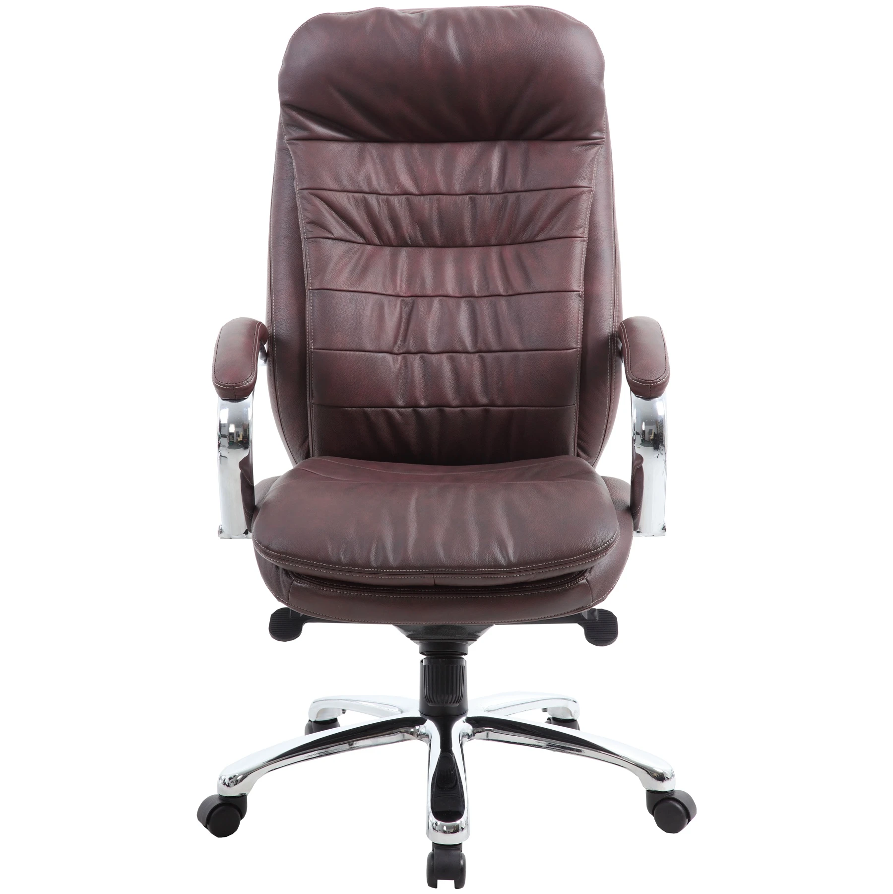 Siena Leather Executive Office Chair Brown 2 Siena Leather Executive Office Chair Brown - Image 2