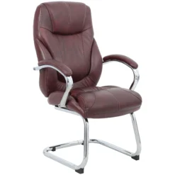 Genoa Top Leather Visitor Chairs -Office Chair Sales 070747