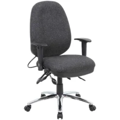 Deluxe Air Lumbar - Large Fully Loaded Operator Chair -Office Chair Sales 070892