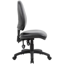 Comfort 3-Lever Leather Operator Chairs -Office Chair Sales 072762