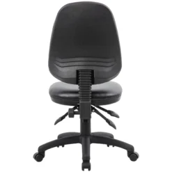 Comfort 3-Lever Leather Operator Chairs -Office Chair Sales 072764