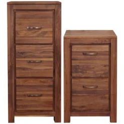Fernhurst Solid Walnut Filing Cabinets