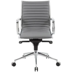 Abbey Medium Back Leather Office Chairs -Office Chair Sales 073153