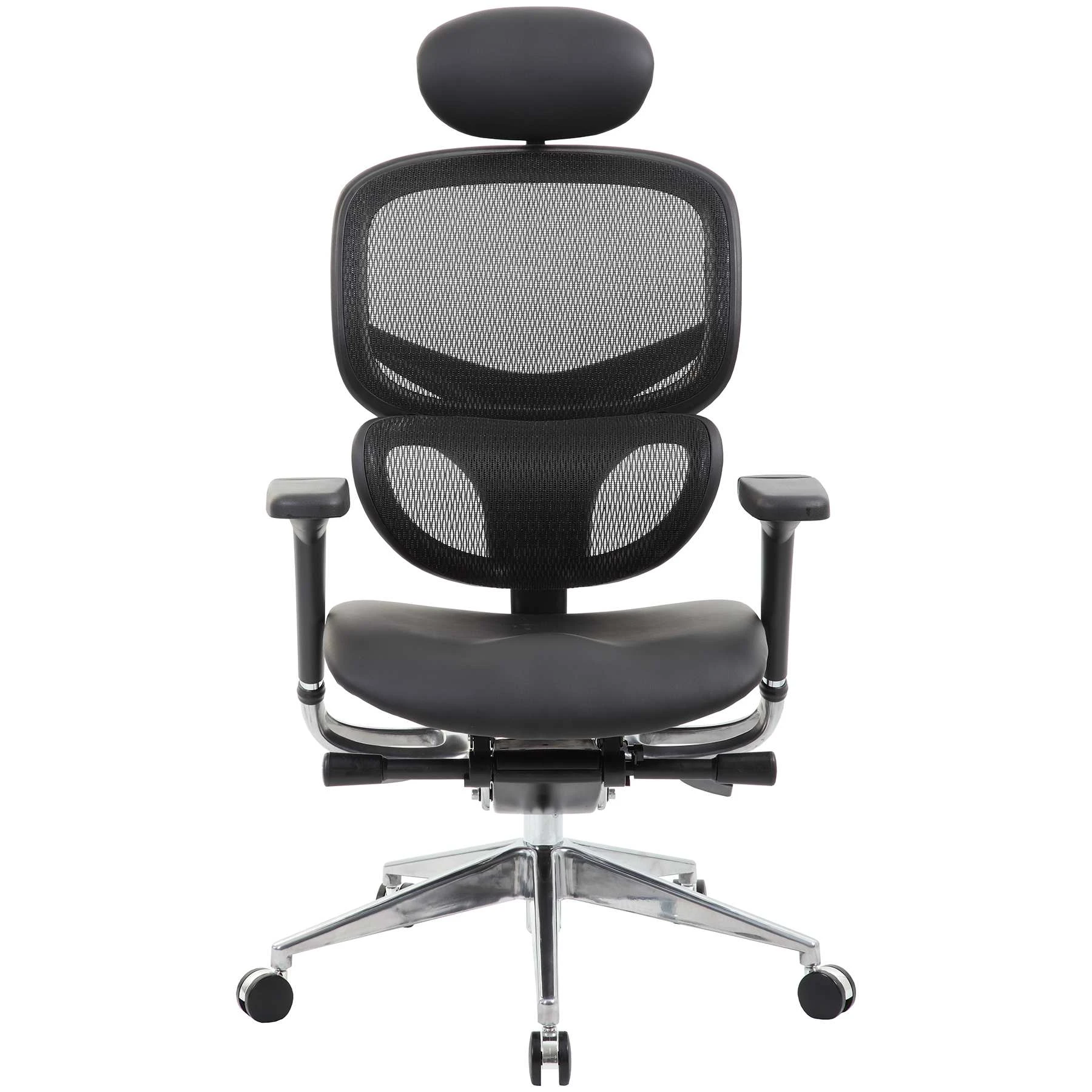 InSync 24 Hour Mesh Office Chair With Leather Seat & Headrest 2 InSync 24 Hour Mesh Office Chair With Leather Seat & Headrest - Image 2