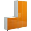 Oxide High Gloss Double Door Office Cupboards