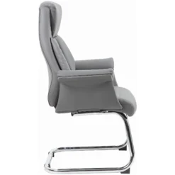 Jersey Executive Leather Faced Office Visitor Armchairs -Office Chair Sales 076808